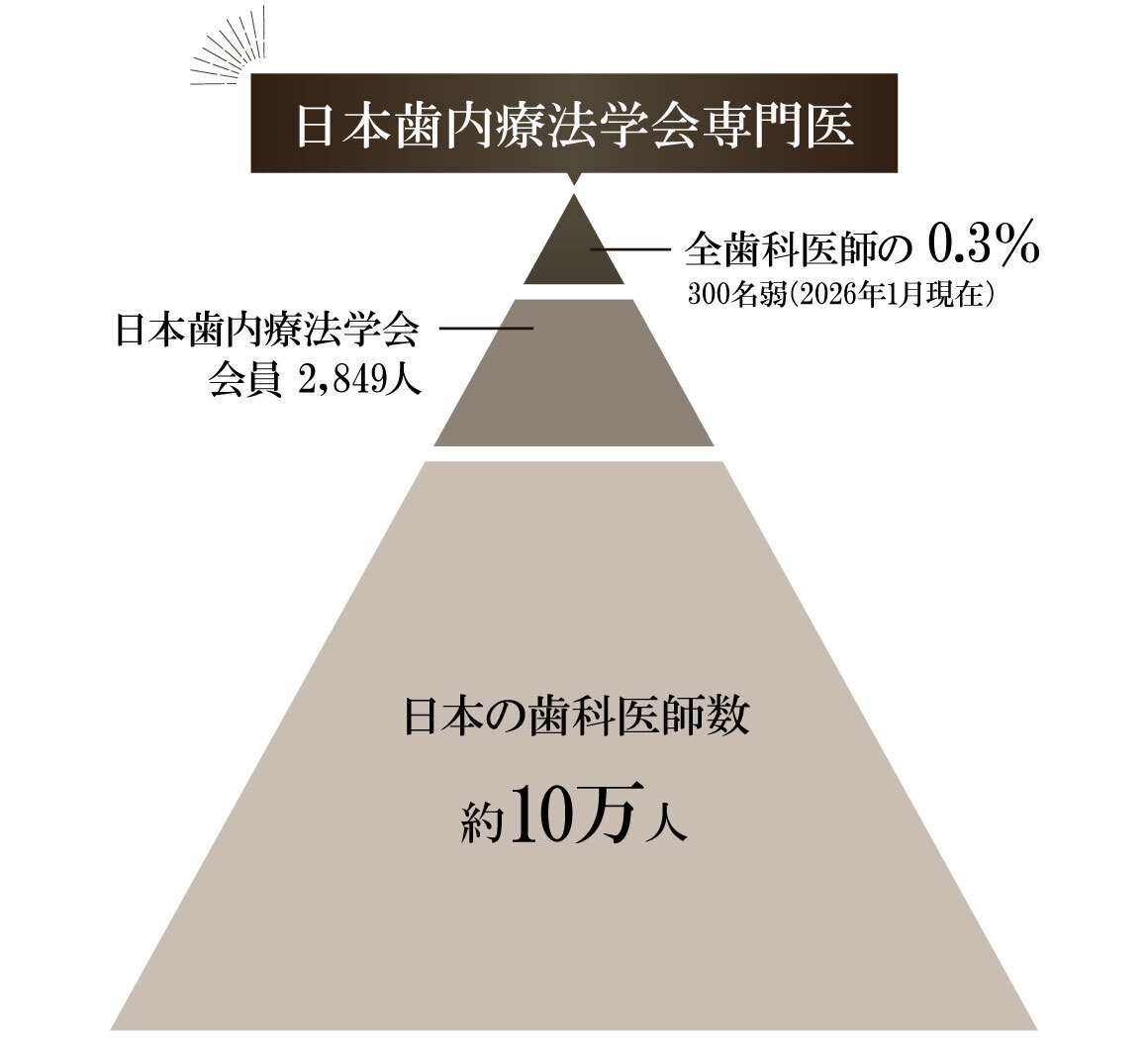 日本歯内療法学会専門医が在籍